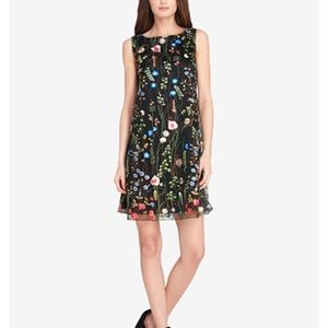 Tahari ASL embroidered Shift Dress